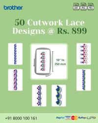 Cut Work Lace & Border Embroidery Designs Pack for Brother Machine