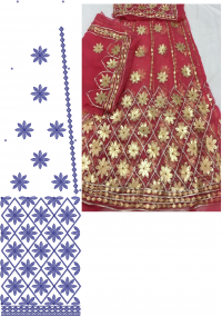 rajsthani lehengha embroidery design