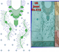 Cording Top Embroidery Design