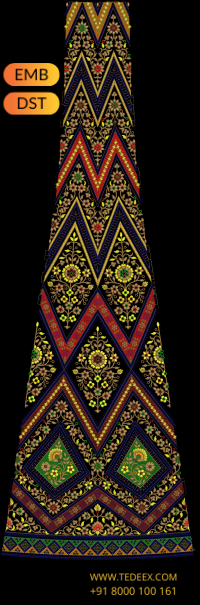 Lehengha Embroidery design