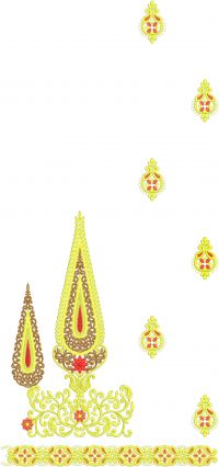 patali pallu saree embroidery design