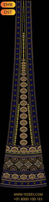 Lehengha Embroidery design