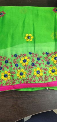 DHAGA saree embroidery design