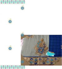 Pallu Skirt Lace Saree Embroidery Design