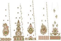 5 concept  rajasthani lehengha  embroidery design 