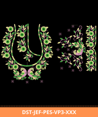 Spitted South Blouse Embroidery Design