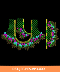 Spitted South Blouse Embroidery Design