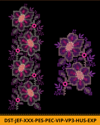 2 Size Cut Work Lace Border Embroidery Design