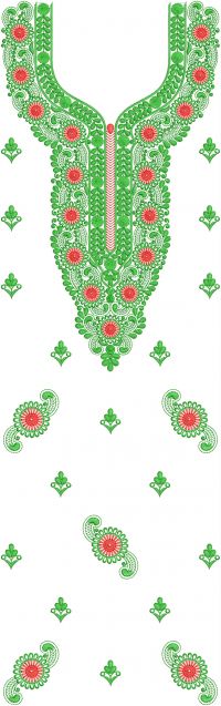 Suit Embroidery Design