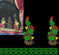 Butta Penal Saree Embroidery Design