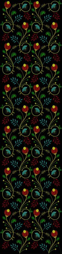 New All Over Garment Embroidery Design