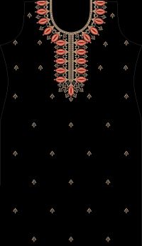 suit embroidery design