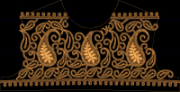 Beautiful  neck  Embroidery design Wilcome softwear e2 version 