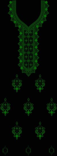 Long Top Embroidery Design