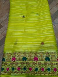 south panel saree embroidery design