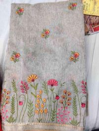 cotton saree embroidery design