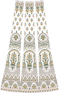 bridal lehenga kali embroidary design
