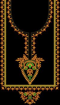 letest neck embroidery design
