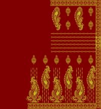 Red marun test concept sarees 