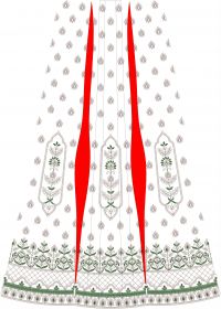 bridal lehengha kali embroidery design
