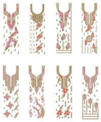 8 LONG SUIT EMBROIDERY DESIGN