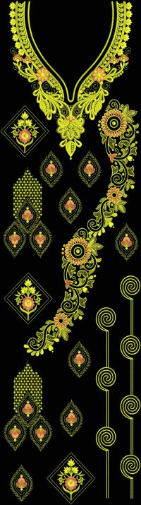 SUIT EMBROIDERY DESIGN +250