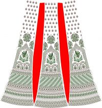 new rich bridal  lehengha kali embrodery design