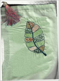 hot fix  saree embroidery design