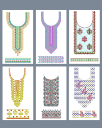 6 Neck Embroidery Design 