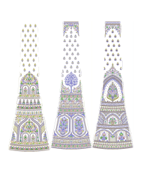 new 3 rich bridal  lehengha kali embrodery design