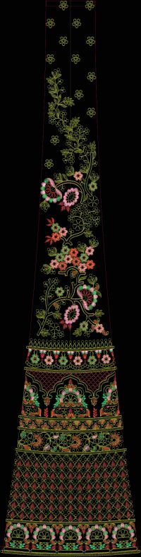 Kali Embroidery Design