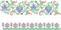 cross stitch lace design