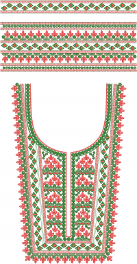 NEW SUPPER FANCY NEACK EMBROIDERY DESIGN