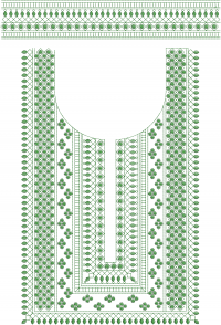NEW  FANCY NECK EMBROIDERY DESIGN