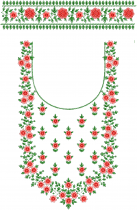 NEW SUPPER FANCY NECK EMBROIDERY DESIGN