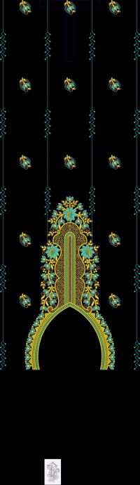 LONG SUIT EMBROIDERY DESIGN