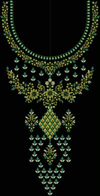 New Fancy Neck Embroidery Design48