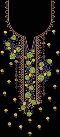 New Fancy Neck Embroidery Design40