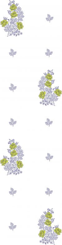 saree  butta  test embroidery design