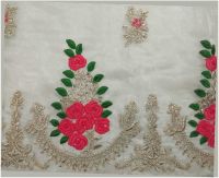 cording pallu saree embroidery design