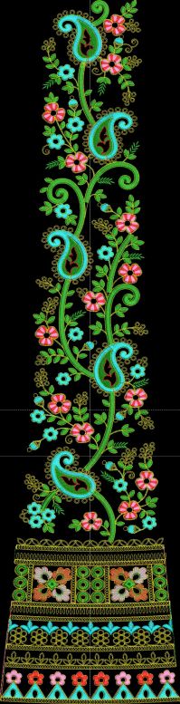 lehengha embroidery design