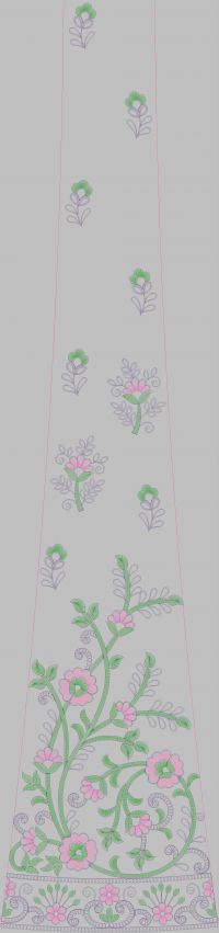 ONLY KALI LENGHA EMBROIDERY DESIGN