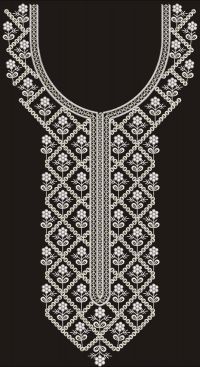 3mm letest neck embroidery design