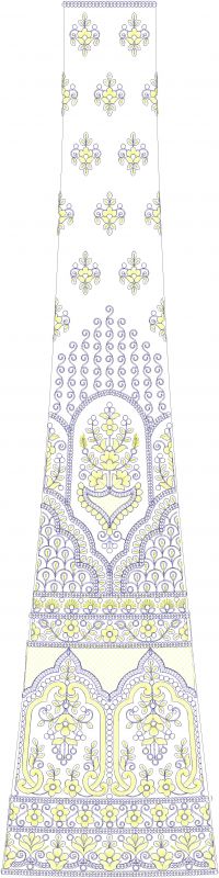 Lehengha Embroidery Design