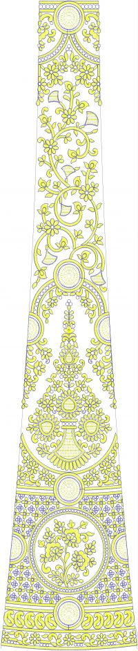 lengha embroidery design