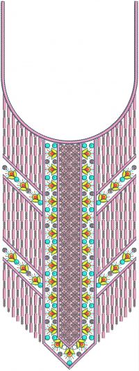sqn 3 mm neck embroidery design