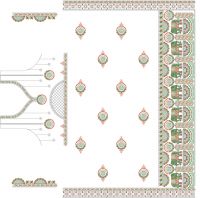 cording fhigure box pallu saree embroidery design
