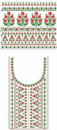 NEW SUPPER FANCY NAYRA KURTI NECK EMBROIDERY DESIGN