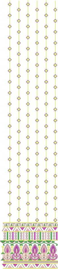 3 mm Seq All Over Garment Embroidery Design