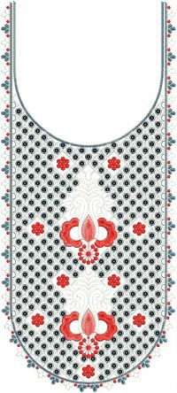 5mm seq neck embroidery design 